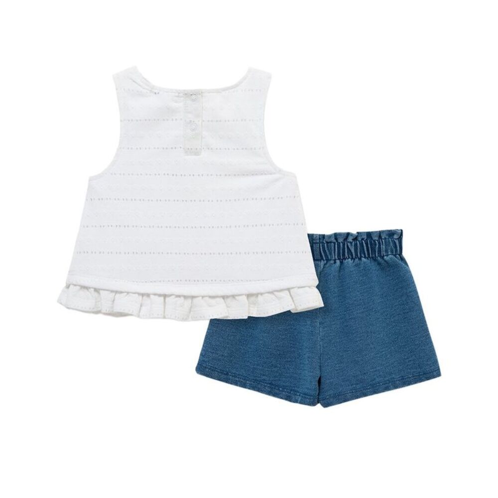 Habitual Girls Ruffle Hem Short Set - Picture 2 of 3